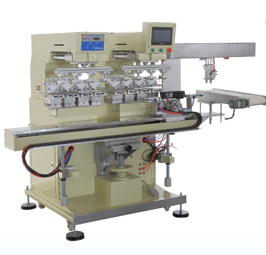 東莞移印機(jī)廠(chǎng)家關(guān)于四色轉(zhuǎn)盤(pán)移印機(jī)的簡(jiǎn)述